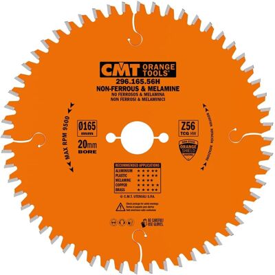 CMT 296.165.56H Kreissägeblatt - Nicht-Eisenmetalle & Kunststoff CMT 296.165.56H Kreissägeblatt - Nicht-Eisenmetalle & Kunststoff