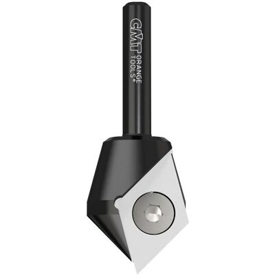 CMT V-Nutfräser - Wendbare Hartmetallplatten - 90° - Ø 23mm CMT V-Nutfräser - Wendbare Hartmetallplatten - 90° - Ø 23mm