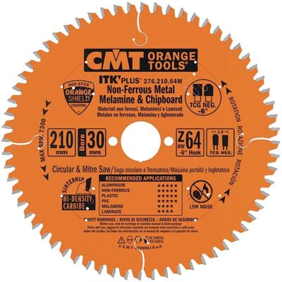 CMT 276.160.48H Rundsavblad - Til Ikke-jernholdige Metaller & Kompositter CMT 276.160.48H Rundsavblad - Til Ikke-jernholdige Metaller & Kompositter