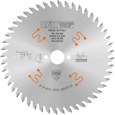 CMT 285.760.48H Chrom Kreissägeblatt - Kreissägeblatt CMT 285.760.48H Chrom Kreissägeblatt - Kreissägeblatt
