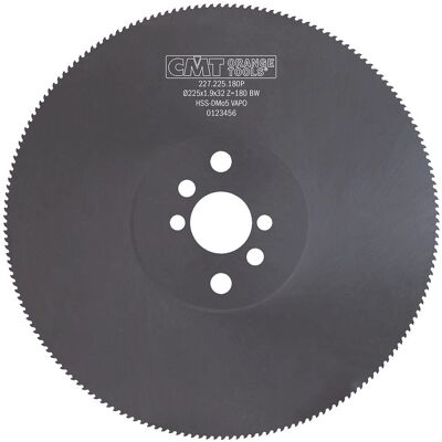 CMT 227.225.180P Kreissägeblatt - Metall und Stahl HSS Vapo 225x1.9x32 CMT 227.225.180P Kreissägeblatt - Metall und Stahl HSS Vapo 225x1.9x32