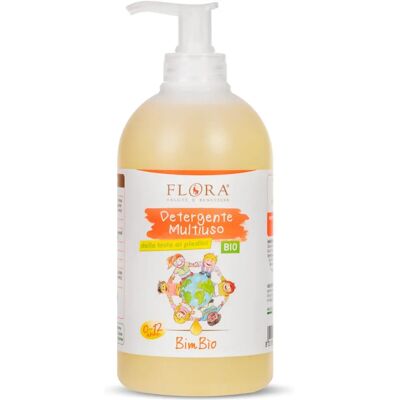 Gel Doccia Bio per Bebè Flora - Pelli Sensibili - 500ml Gel Doccia Bio per Bebè Flora - Pelli Sensibili - 500ml