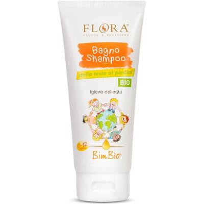 Flora Bimbio Bio-Bdih Shampoo - Bagnoschiuma delicato per bambini Flora Bimbio Bio-Bdih Shampoo - Bagnoschiuma delicato per bambini