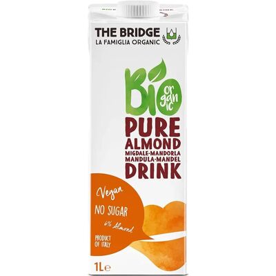 EKO THE BRIDGE Napój migdałowy - Organiczny, Bez cukru, Bez glutenu EKO THE BRIDGE Napój migdałowy - Organiczny, Bez cukru, Bez glutenu