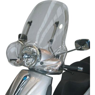 Givi 103A Windshield - Piaggio Beverly Naked Scooter Givi 103A Windshield - Piaggio Beverly Naked Scooter