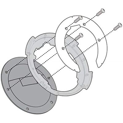 Givi Tanklock-systeem voor Yamaha MT-09 Tracer - Zwart Givi Tanklock-systeem voor Yamaha MT-09 Tracer - Zwart