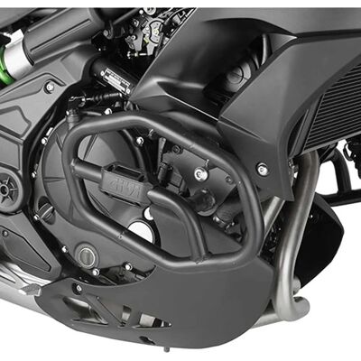 Pare Carters Givi Kawasaki 650 Versys 2015-2017 - Acier, Noir Pare Carters Givi Kawasaki 650 Versys 2015-2017 - Acier, Noir