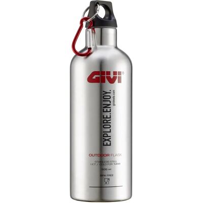 Givi STF500S Termoflaska - 500ml - Rostfritt stål, BPA fri, dubbelvägg, maskindisk säkert Givi STF500S Termoflaska - 500ml - Rostfritt stål, BPA fri, dubbelvägg, maskindisk säkert