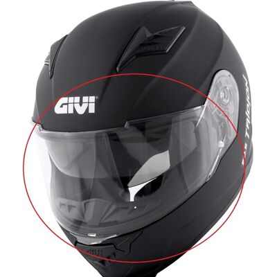 Givi 50.5 Tridon / Vortix Helmvizier - Helder - Unisex Givi 50.5 Tridon / Vortix Helmvizier - Helder - Unisex