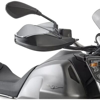 Protector de viento de plexiglás tintado Givi para Moto Guzzi V85 TT - Deflector de mano Protector de viento de plexiglás tintado Givi para Moto Guzzi V85 TT - Deflector de mano