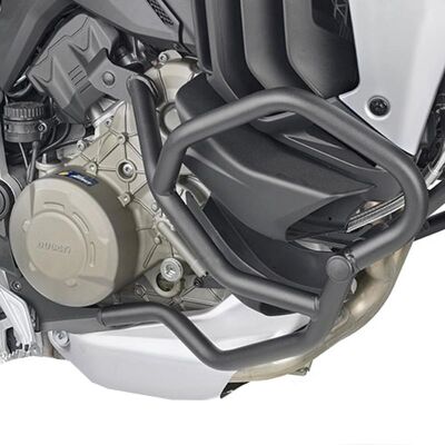 Kappa Moto Ducati Multistrada V4 2021 Tubular Steel Radiator Guard Kappa Moto Ducati Multistrada V4 2021 Tubular Steel Radiator Guard