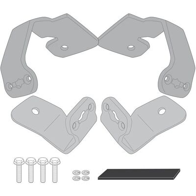 Givi 1192KIT Kit montaggio per Honda NC750X 2021 - Accessori di montaggio Givi 1192KIT Kit montaggio per Honda NC750X 2021 - Accessori di montaggio