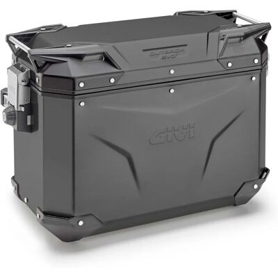 GIVI OBKE48 Trekker Outback Evo Seitentasche - Schwarz Aluminium Rechts GIVI OBKE48 Trekker Outback Evo Seitentasche - Schwarz Aluminium Rechts