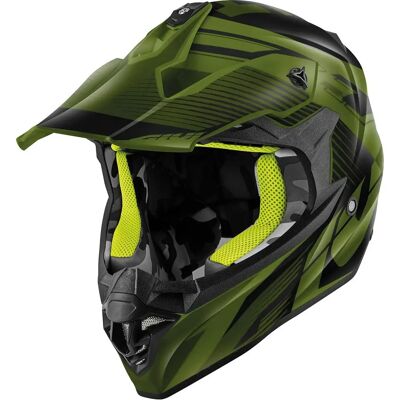 Casco GIVI - Modello 60.1 Fresh - Nero, Verde, Giallo - Casco moto Casco GIVI - Modello 60.1 Fresh - Nero, Verde, Giallo - Casco moto