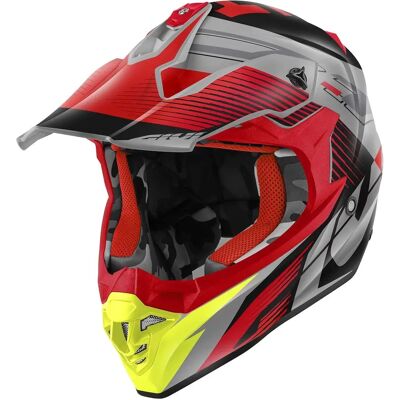 Casco GIVI - Modello 60.1 - Rosso, Nero, Titanio - Casco Moto Casco GIVI - Modello 60.1 - Rosso, Nero, Titanio - Casco Moto