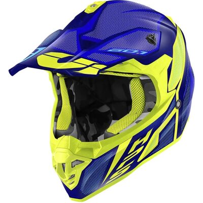 Casco cross Givi 60.1 - Azul Amarillo 2XL Casco cross Givi 60.1 - Azul Amarillo 2XL