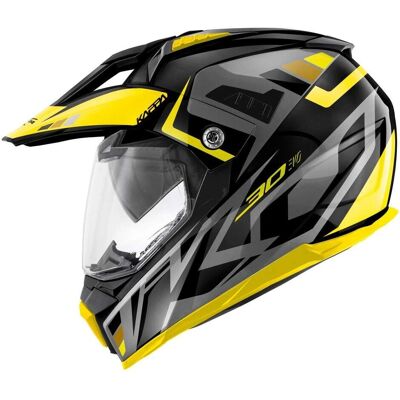 Kappa KV30R Grau/Gelb Integralhelm - Motorradhelm Kappa KV30R Grau/Gelb Integralhelm - Motorradhelm