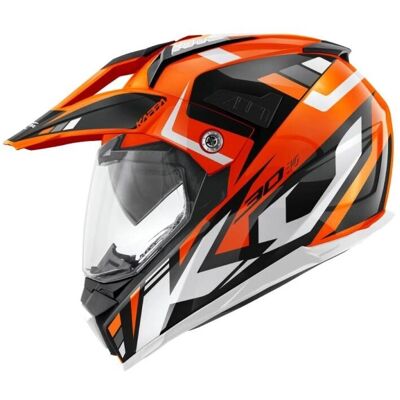 Kappa KV30R Grauer Arancio Nero Endurohelm - Endurohelm Kappa KV30R Grauer Arancio Nero Endurohelm - Endurohelm