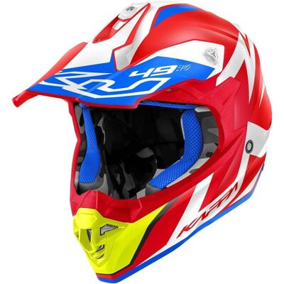 Kappa KV49 Evo Motorradhelm - Cross, Rot/Weiß, XL Kappa KV49 Evo Motorradhelm - Cross, Rot/Weiß, XL