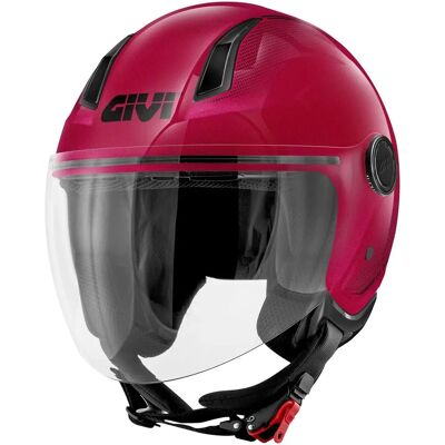 Givi 11.7 Solide Rot Demi-Jet Helm - Helm Givi 11.7 Solide Rot Demi-Jet Helm - Helm