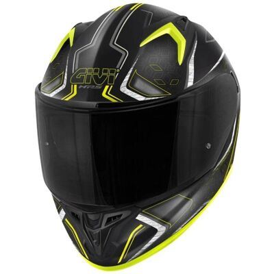 Givi Motorradhelm - Modell 50.8 - Nero Giallo Titanio - XL - Motorradhelm Givi Motorradhelm - Modell 50.8 - Nero Giallo Titanio - XL - Motorradhelm