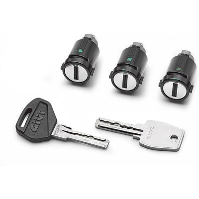 Givi SLR103 Kit de Verrouillage Intelligent - Kit de verrouillage de sécurité pour 3 valises - Publicité Givi SLR103 Kit de Verrouillage Intelligent - Kit de verrouillage de sécurité pour 3 valises - Publicité