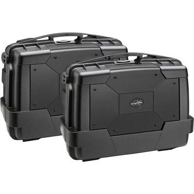 Kappa - KGR33NNPACK2 - 33L - Nero - Valigia laterale Kappa - KGR33NNPACK2 - 33L - Nero - Valigia laterale