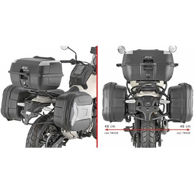 Givi TRK35BNPACK2 - Side/top koffert 35L - Bagasje Givi TRK35BNPACK2 - Side/top koffert 35L - Bagasje