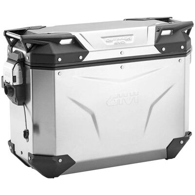 Givi Trekker Outback EVO Sidekoffert - 37L Aluminium anodisert Givi Trekker Outback EVO Sidekoffert - 37L Aluminium anodisert