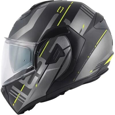 Givi X30 Casco Modular Nero Titanio Giallo Fluo - Casco Moto Givi X30 Casco Modular Nero Titanio Giallo Fluo - Casco Moto
