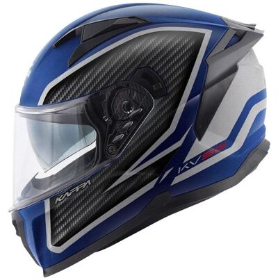 Kappa - KV52 Kronos - Bleu Mat - Argent - Helmet - Publicité Kappa - KV52 Kronos - Bleu Mat - Argent - Helmet - Publicité