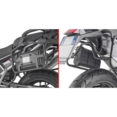 Kit de caja de herramientas Givi S250 - Compatible con soporte lateral Triumph Kit de caja de herramientas Givi S250 - Compatible con soporte lateral Triumph
