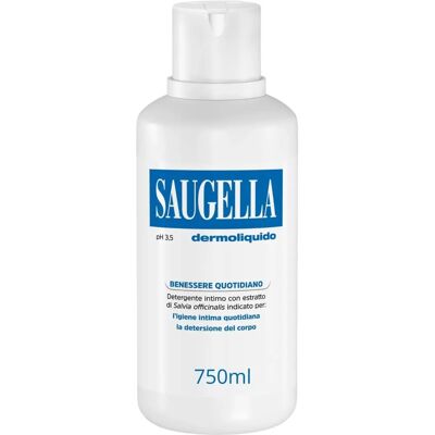 Saugella Dermoliquido - Intimer Reiniger mit Salbei - Tägliches pH 3,5 Saugella Dermoliquido - Intimer Reiniger mit Salbei - Tägliches pH 3,5