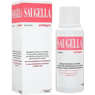 Saugella Poligyn Nettoyant Intime pH Neutre - Apaisant & Doux - Publicité Saugella Poligyn Nettoyant Intime pH Neutre - Apaisant & Doux - Publicité