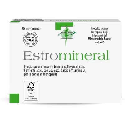 Meda Pharma Spa Estromineral - Supporto menopausa - 20 Compresse Meda Pharma Spa Estromineral - Supporto menopausa - 20 Compresse