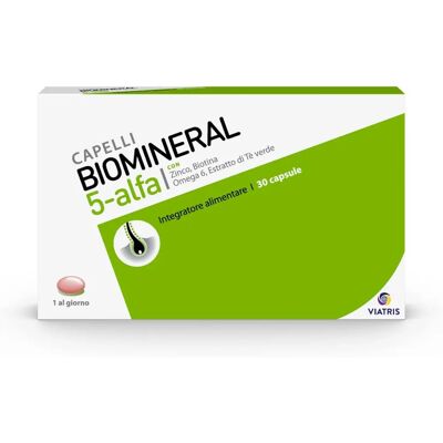 Amicafarmacia Biomineral 5 Alfa - Supporto Capelli - 30 Capsule Amicafarmacia Biomineral 5 Alfa - Supporto Capelli - 30 Capsule