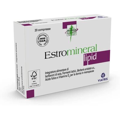 Meda Pharma Spa Estromineral Lipid - Supporto menopausa - 20 Compresse Meda Pharma Spa Estromineral Lipid - Supporto menopausa - 20 Compresse