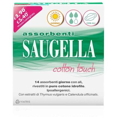 Meda Pharma Spa Saugella Cotton Touch Assorbenti - 14 pezzi Meda Pharma Spa Saugella Cotton Touch Assorbenti - 14 pezzi