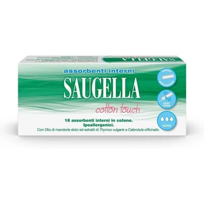 Meda Pharma Spa Saugella Cotton Touch Interni Super 16 - Igiene Femminile Affidabile Meda Pharma Spa Saugella Cotton Touch Interni Super 16 - Igiene Femminile Affidabile