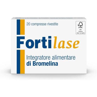 Meda Pharma Spa Fortilase Integratore di Bromelina - 20 Compresse - Supporto Antinfiammatorio Meda Pharma Spa Fortilase Integratore di Bromelina - 20 Compresse - Supporto Antinfiammatorio
