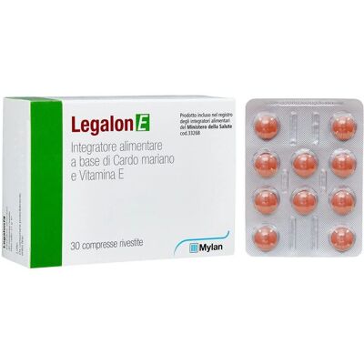 Meda Pharma Spa Legalon E - Supporto Fegato 30 Compresse Meda Pharma Spa Legalon E - Supporto Fegato 30 Compresse