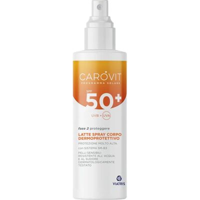 Meda Pharma Spa Carovit Zonnenschutz Spray SPF50+ - Zeer Hoog Meda Pharma Spa Carovit Zonnenschutz Spray SPF50+ - Zeer Hoog