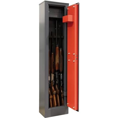 Arregui - APF. 4KTAD - 5 fusils - acier - Armoire à armes - Publicité Arregui - APF. 4KTAD - 5 fusils - acier - Armoire à armes - Publicité