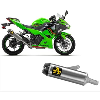 Silencieux Arrow Indy Race Titanium - Kawasaki Ninja 400 2023 - Publicité Silencieux Arrow Indy Race Titanium - Kawasaki Ninja 400 2023 - Publicité