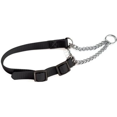 Collare in nylon Camon - Regolabile, Catena, Nero - Accessorio per cani Collare in nylon Camon - Regolabile, Catena, Nero - Accessorio per cani