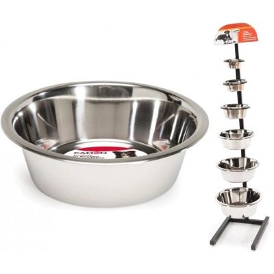 Bol pour chien Camon - Acier inoxydable 4,7L - 25cm Bol pour chien Camon - Acier inoxydable 4,7L - 25cm