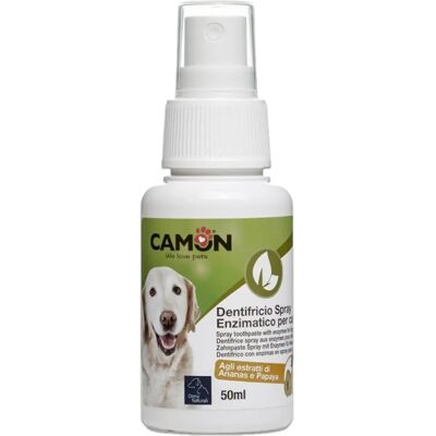 Spray Dentifrice Enzymatique pour Chiens - 50ml Camon Naturel Spray Dentifrice Enzymatique pour Chiens - 50ml Camon Naturel
