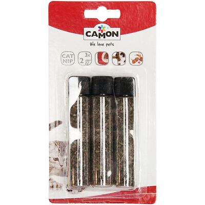 Set di Tubetti di Catnip Camon - Erba Gatta Naturale per Giochi e Tiragraffi Set di Tubetti di Catnip Camon - Erba Gatta Naturale per Giochi e Tiragraffi