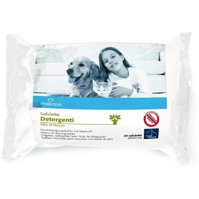 Salviette Protettive all'Olio di Neem - 20 pezzi Salviette Protettive all'Olio di Neem - 20 pezzi