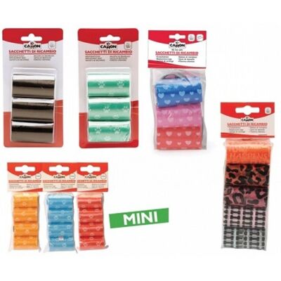 Sacchetti Igienici Mini per Cani Camon - Colori Assortiti Sacchetti Igienici Mini per Cani Camon - Colori Assortiti